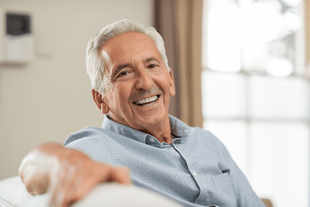 patient smiling during dental visit in Port Richey FL